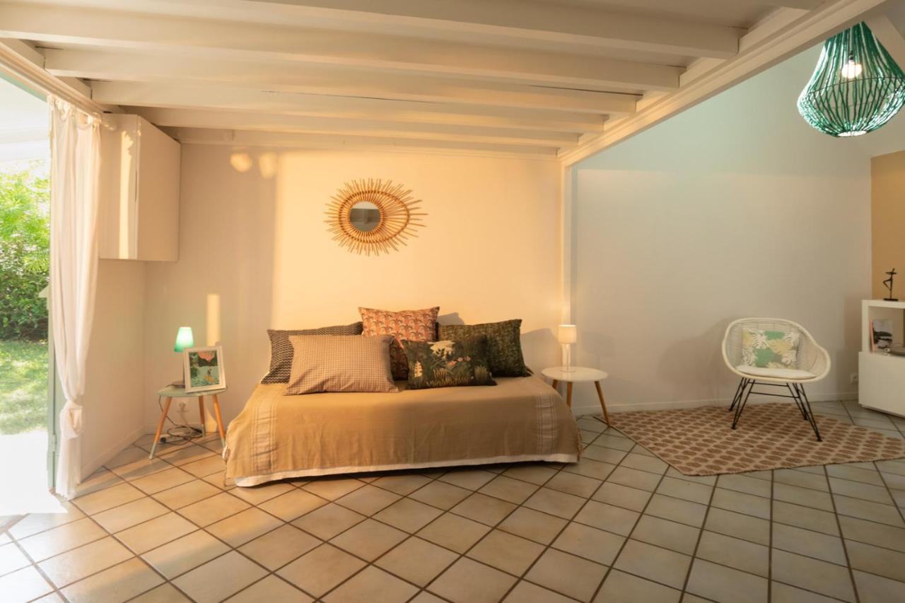 Jolie Case Creole, Lagon A Pied, Jardin Saint-Gilles-les Bains Bagian luar foto